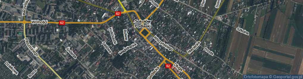 Zdjęcie satelitarne Szewski Rynek ul.